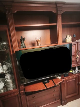 Mueble bar madera maciza