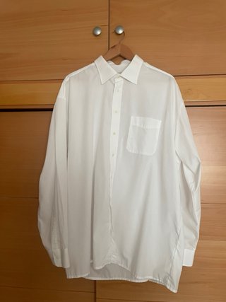 4 Camisas blanca hombre talla 46/48!