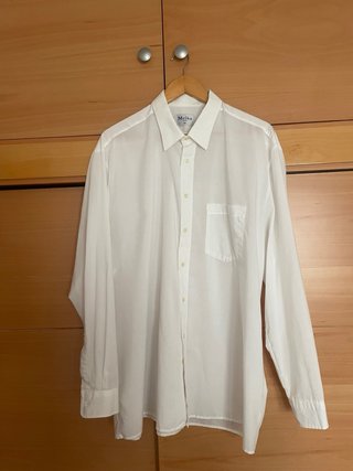 4 Camisas blanca hombre talla 46/48!