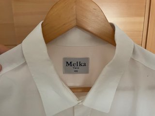 4 Camisas blanca hombre talla 46/48!