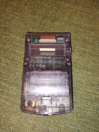 Consola Game Boy Color Morada Transparente