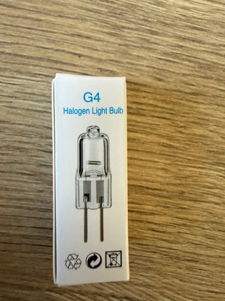 Pack 8 Bombillas Halógenas G4 12V 20W