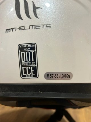 Casco de moto MT HELMETS blanco