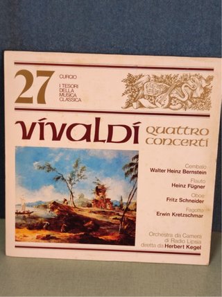 Disco LP Vivaldi Quattro Concerti