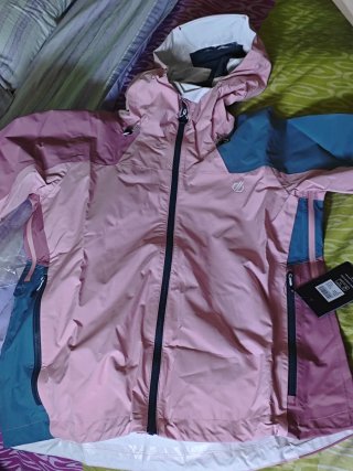 Chubasquero Dare 2B rosa y azul Talla XL
