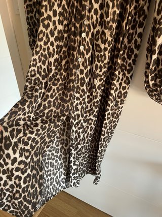 Vestido premamá de leopardo