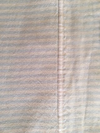 Sábanas cuna 120x60 rayas azules