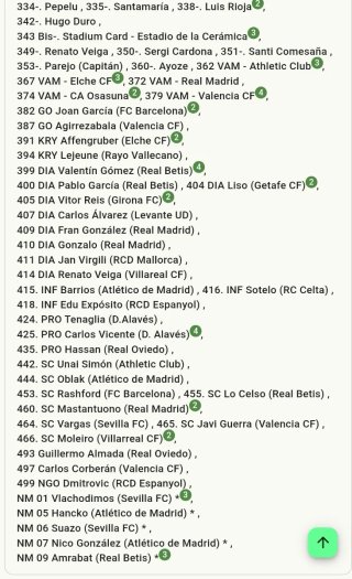 Cromos Fútbol Adrenalyn 2025/2026