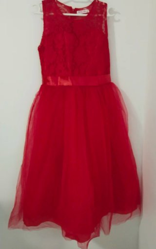 Vestido rojo de fiesta