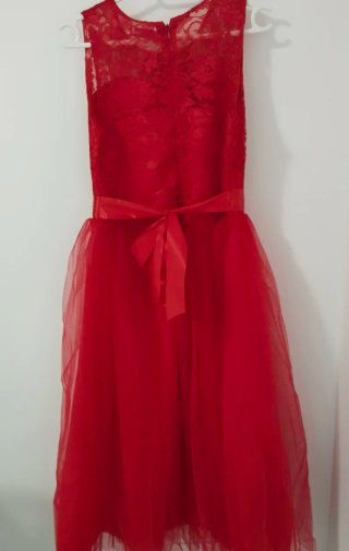 Vestido rojo de fiesta