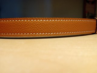 Cintura Hermès Kelly originale marrone