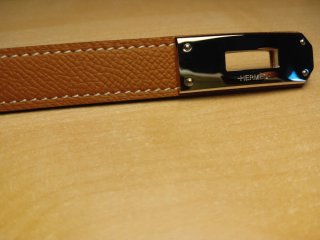 Cintura Hermès Kelly originale marrone