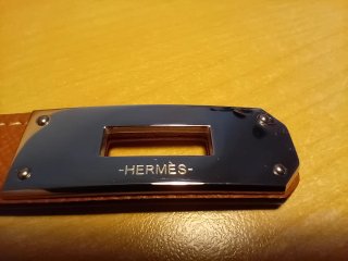 Cintura Hermès Kelly originale marrone