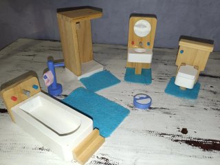 Lote Juguetes Madera Baño