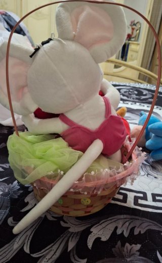 Peluche Topo e Fenicottero San Valentino