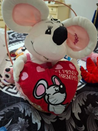 Peluche Topo e Fenicottero San Valentino