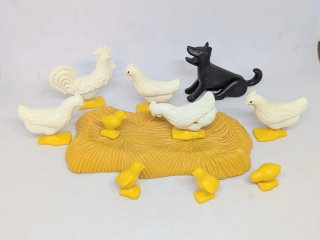 Playmobil gallinero Granja Gallinas y Perro