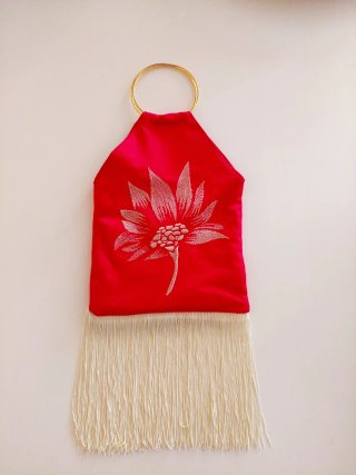 Bolso fiesta artesanal con flecos