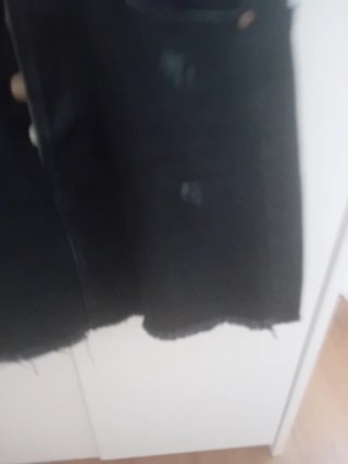 Falda vaquera negra