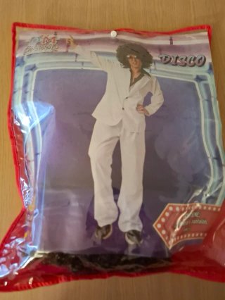 Disfraz Blanco Disco Tony Manero