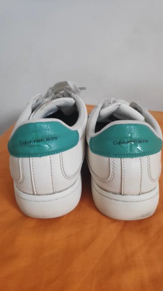 Zapatillas Calvin Klein Jeans Blancas y Verdes