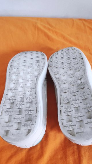 Zapatillas Calvin Klein Jeans Blancas y Verdes