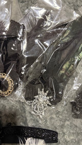 Accesorios Años 20: Plumas y Diadema