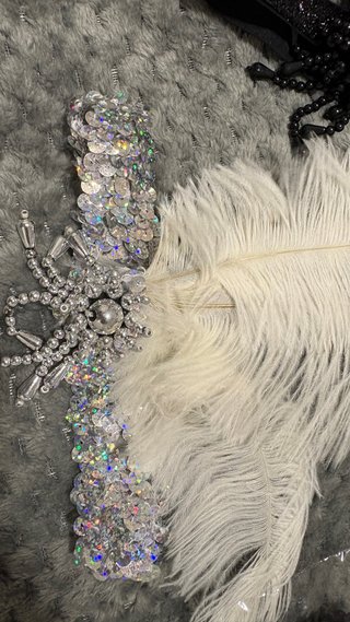 Accesorios Años 20: Plumas y Diadema