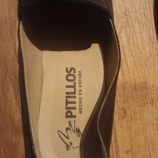 Mocasines de piel negros PITILLOS
