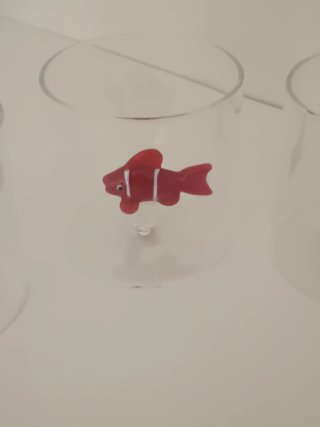 Caraffa in vetro borosilicato + 4 bicchieri
