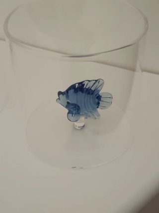 Caraffa in vetro borosilicato + 4 bicchieri