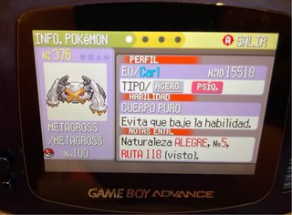 Pokémon Edición Rubí GBA (Pokedex Completa)