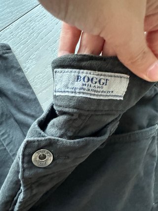 Pantaloni Boggi Milano Uomo Grigio
