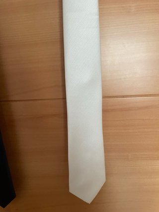 2 Corbatas azul y blanca