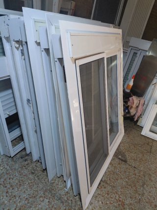 3 ventanas aluminio correderas.con mosquitera
