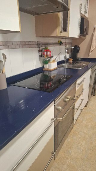 Encimera Cocina Azul Estelar Silestone