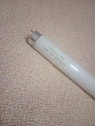 Tubo fluorescente para acuario