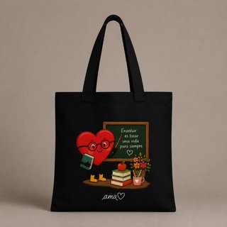 Bolso negro personalizado