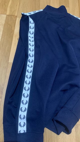Chaqueta Fred Perry Taped Azul