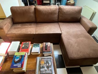 Sofá Chaise Longue (arcón) Marrón El Corte Inglés