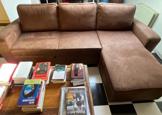 Sofá Chaise Longue (arcón) Marrón El Corte Inglés