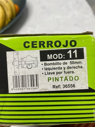Cerrojo de seguridad con llaves