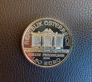 MONEDAS PLATA 1 ONZA FILARMÓNICA DE VIENA 2014