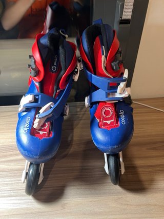 Patines y protecciones Oxelo - Talla 28