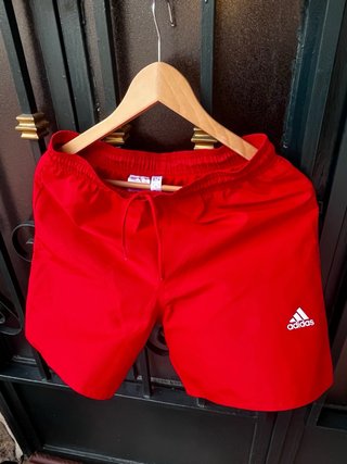 Pantalón Bañador Adidas Rojo