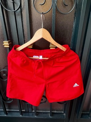 Pantalón Bañador Adidas Rojo