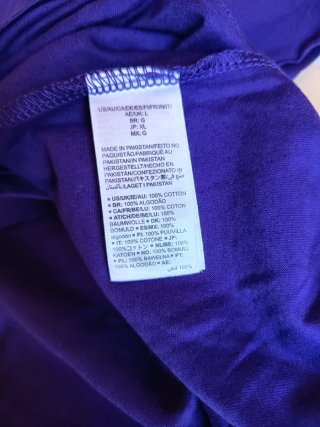 Camiseta azul Amazon Essentials talla L