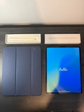 iPad Pro 12.9 2022 Plata y Apple Pencil 2