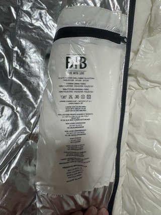 Chaqueta plumífero BIB blanca