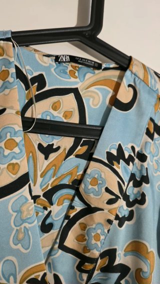 Vestido Zara Túnica Estampado Talla Única